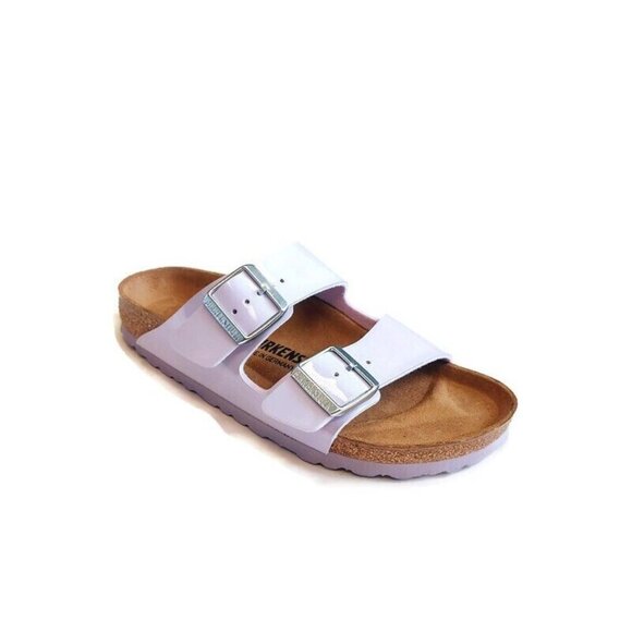 Birkenstock Shoes - Birkenstock Arizona Birko-Flor Sandals Womens Size 7-7.5 NARROW Fit Purple Fog
